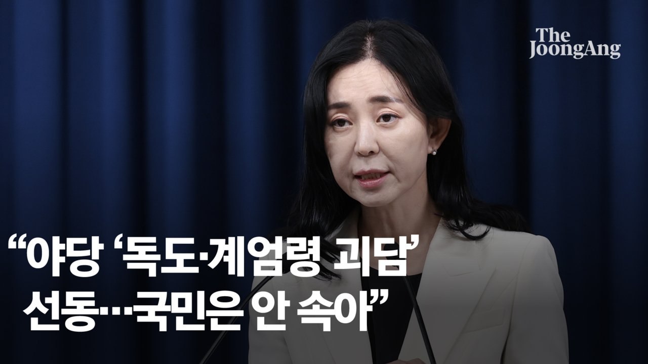 대통령실 "野, 독도∙계엄 괴담 선동…국민은 더이상 안 속아"
