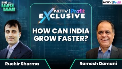 #NDTVProfitExclusive | Ruchir Sharma On Indian Economy  | Icons With Ramesh Damani