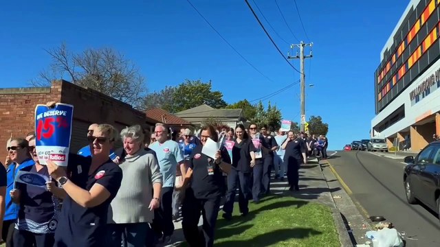 Wollongong nurses union rally | August 26, 2024 | Illawarra Mercury