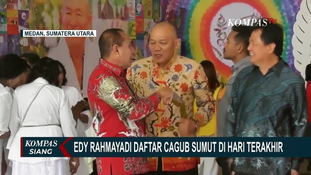 Pilgub Sumut: Edy Rahmayadi Daftar ke KPU Hari Terakhir, Bobby Nasution Belum Sebut Tanggal