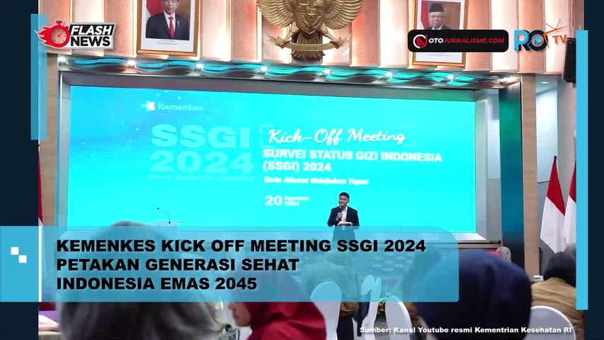 Kemenkes Kick Off Meeting SSGI 2024, Songsong Indnesia Emas 2025
