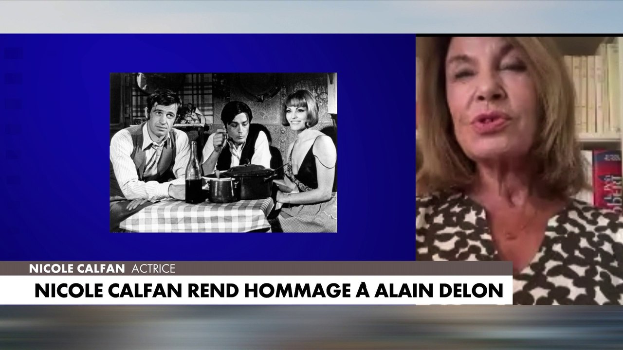 Nicole Calfan rend hommage à Alain Delon : «On se serait cru à l'enterrement d'un grand parrain en Sicile»