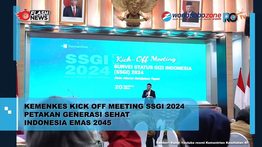 Kemenkes Gelar Kick Off Meeting SSGI 2024 untuk Petakan Generasi Sehat Indonesia Emas 2045