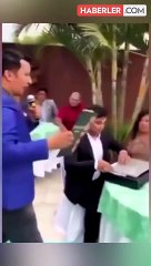 Cinsiyet partisine katılan konuklara karısının ihanet görüntülerini izletti