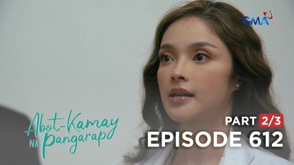 Abot Kamay Na Pangarap: Zoey at RJ, itinakwil ang isa’t isa! (Episode 612 - Part 2/3)