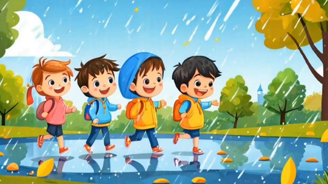 Rain rain go away poem for kids nursery rhymes for kids