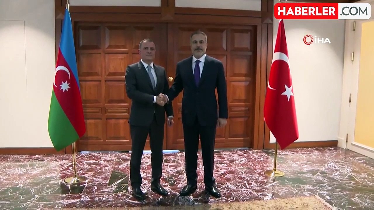 Dışişleri Bakanı Fidan, Azerbaycanlı mevkidaşı ile bir araya geldi