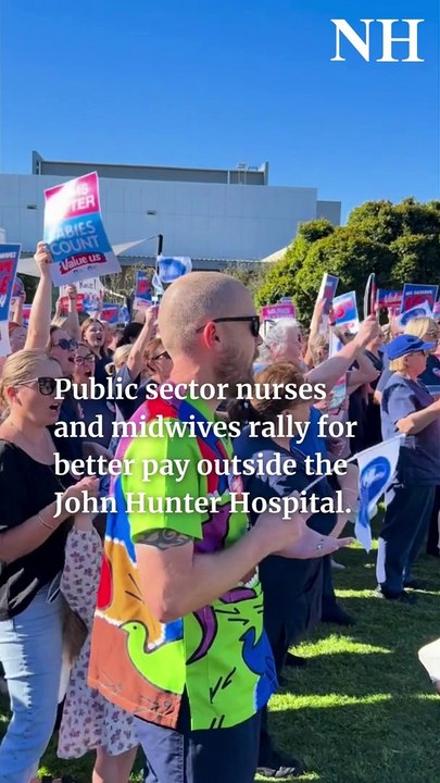 Public sector nurses and midwives in the Hunter protest pay | August 262024 | Newcastle Herald