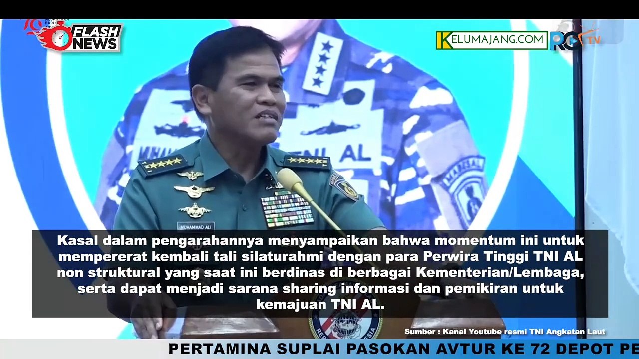 KASAL Beri Pengarahan Kepada TNI AL Nom Struktural Wilayah Jakarta di Bakamla RI