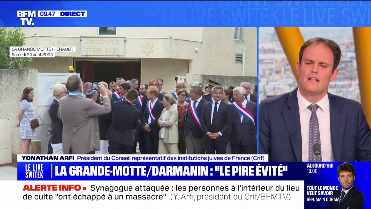 Yonathan Arfi (président du Crif): "Le conflit au Proche-Orient et le 7 octobre servent maintenant de prétexte à un antisémitisme galvanisé"