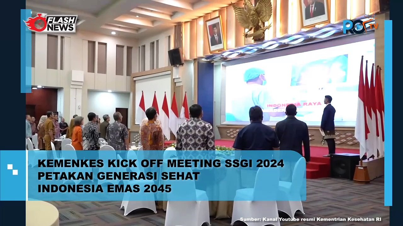 Kemenkes Kick Off Meeting SSGI 2024 Petakan Generasi Sehat Indonesia Emas 2045