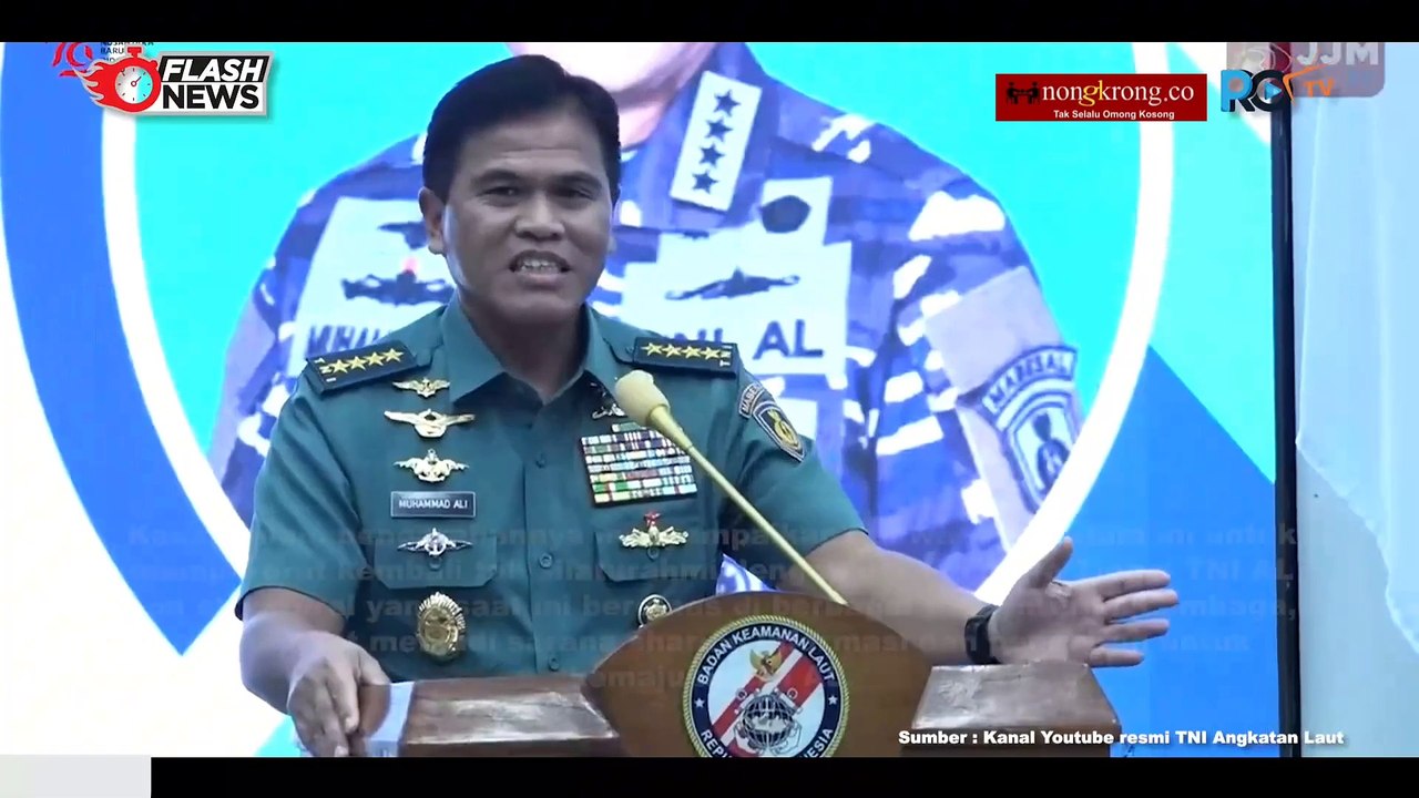 KASAL Beri Pengarahan kepada Pati TNI AL