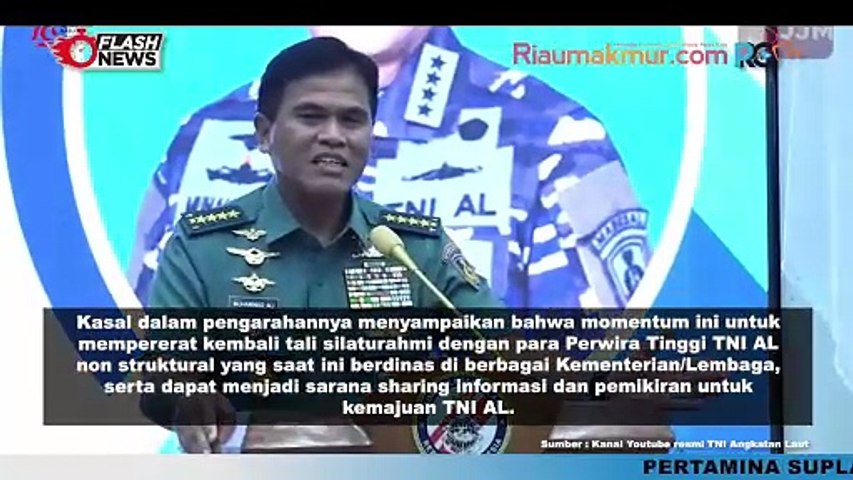 Kasal Beri Pengarahan Kepada Pati TNI AL Non Struktural Wilayah Jakarta di Bakamla RI