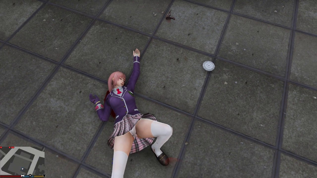 GTA5 DOA honoka ryona death