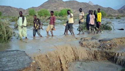 انهيار سد أربعات في بورتسودان إثر السيول الناجمة عن الأمطار الغزيرة