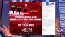 PDIP Umumkan Pasangan Cagub-cawagub. Ada Anies Atau Ahok?