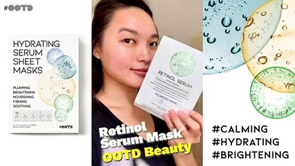 Goodbye to Wrinkles with #OOTD beauty Retinol Serum Plumping Mask