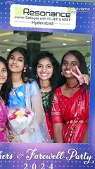Unforgettable Freshers Party at Resonance Mourya Girls Campus, Madhapur!