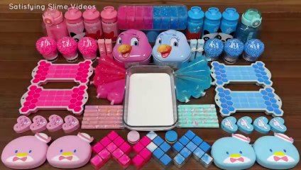 Mixing makeup clay and more into Glossy Slime