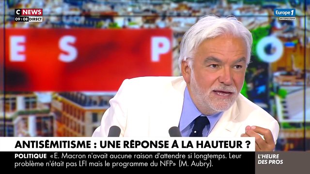 Pascal Praud tacle France Inter sur le plateau de L'Heure des pros