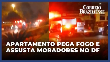 Download Video: Prédio é evacuado após incêndio em apartamento no Sudoeste