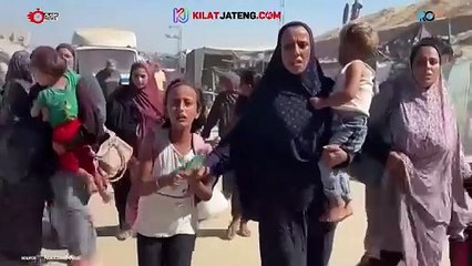Israel Seang Khan Younis Padahal Daerah Kemanusiaan, Warga Palestina Tak Tahu Harus Mengungsi Kemana