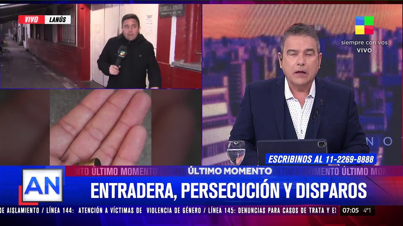 Violenta madrugada en Lanús: disparos y persecución policial