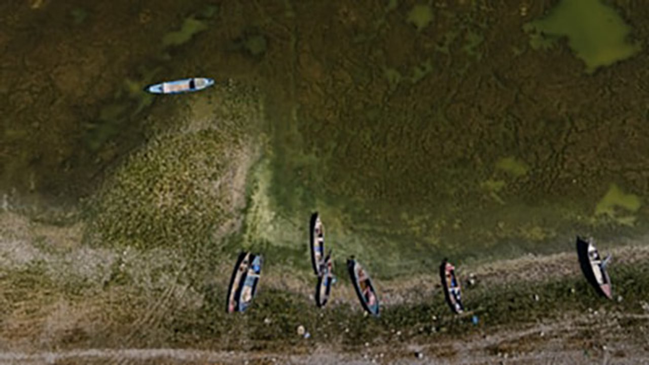Konya'daki Suğla Gölü kuraklıktan etkilendi