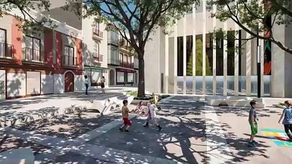 Así será la futura plaza de la Constitución de Valdepeñas