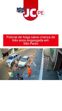 Policial de folga salva criança de três anos engasgada em São Paulo