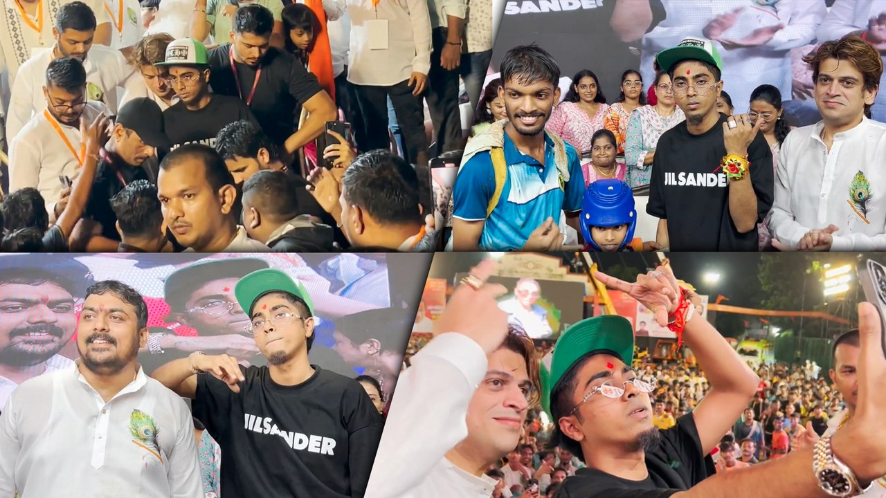 MC Stan Turns At Ladki Bahini Cha Ladka Govinda Event | Janmashtami Celebrations