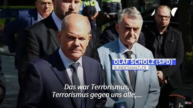 Scholz: Anschlag von Solingen war Terrorismus gegen uns alle