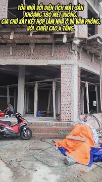 Tham quan công trình xây dựng kết hợp giữa gạch đỏ và gạch bê tông khí chưng áp