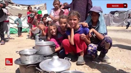 KADEM, Türk Kızılay aracılığıyla Gazze'de sıcak yemek dağıttı