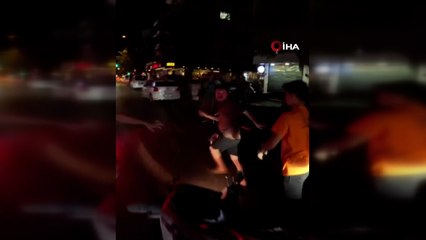 Karısına motosiklet çarpan, çocuğu ölümden dönen adam çılgına döndü!