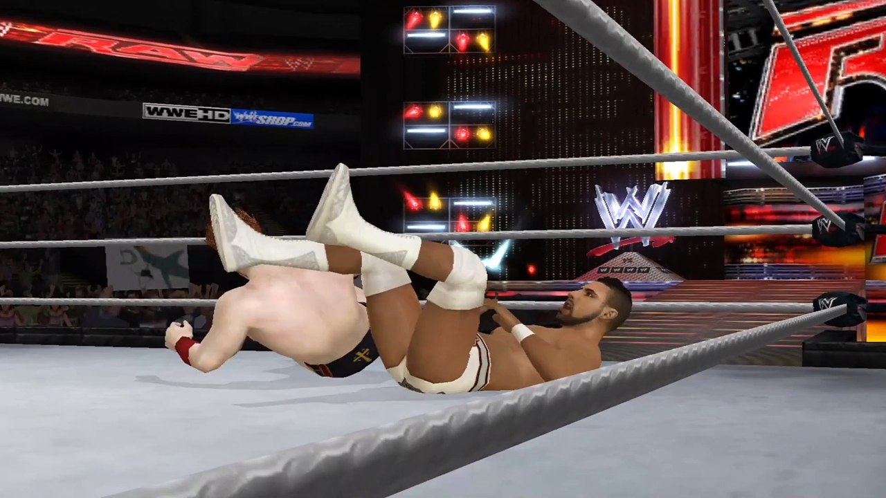 WWE Jinder Mahal vs Sheamus Raw 23 January 2012 | WWE 13 Wii