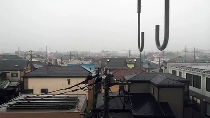 埼玉県のゲリラ雷雨！　これは怖すぎる。