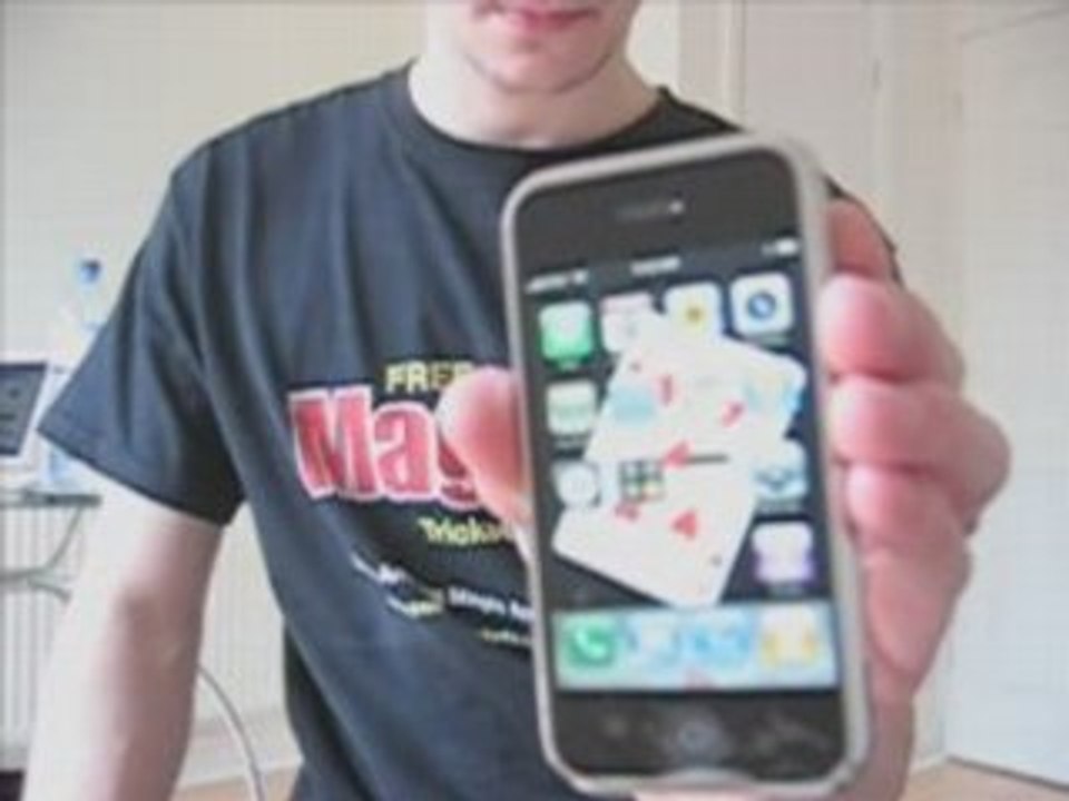 Apple iPhone Card Magic Trick