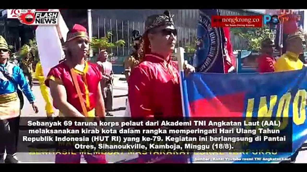 Taruna AAL Gelar Kirab di Kamboja