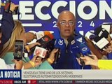 Pdte. de la AN Jorge Rodríguez, aseguró que el sistema electoral venezolano es el más eficaz