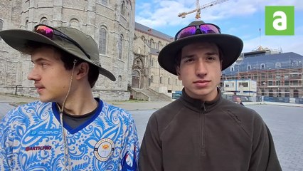 Ethan et Arthur, deux Tournaisiens de 18 ans, rejoignent Rome à pied