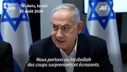 Netanyahu prévient qu'Israël n'a pas dit "son dernier mot" avec ses frappes au Liban