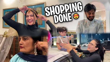 NIKKAH KI SHOPPING DONE-areeb Ka Dress Nhe Aya-Sistrologyvlogs