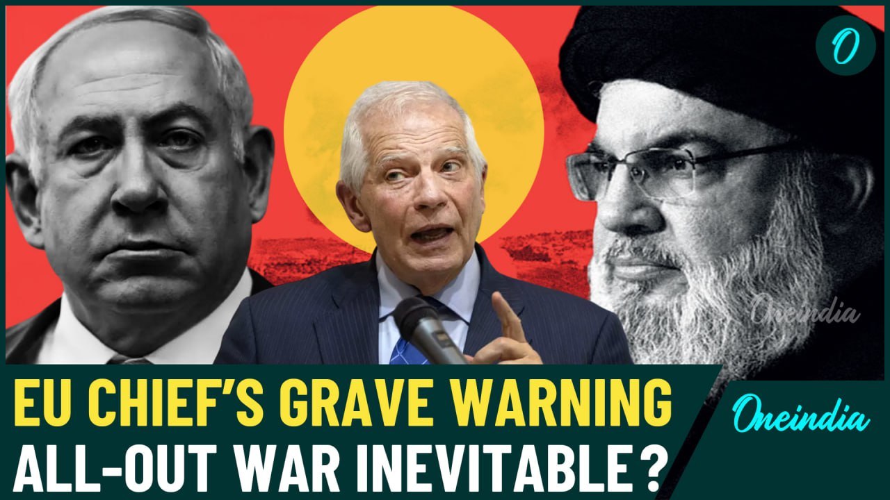 European Union Warns of Full-Blown War in the Middle East After Hezbollah's Biggest Attack on Israel