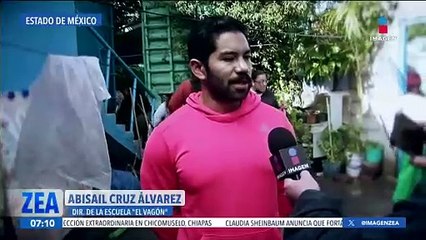 La escuela "El vagón" se inunda por la crecida del río de Los Remedios