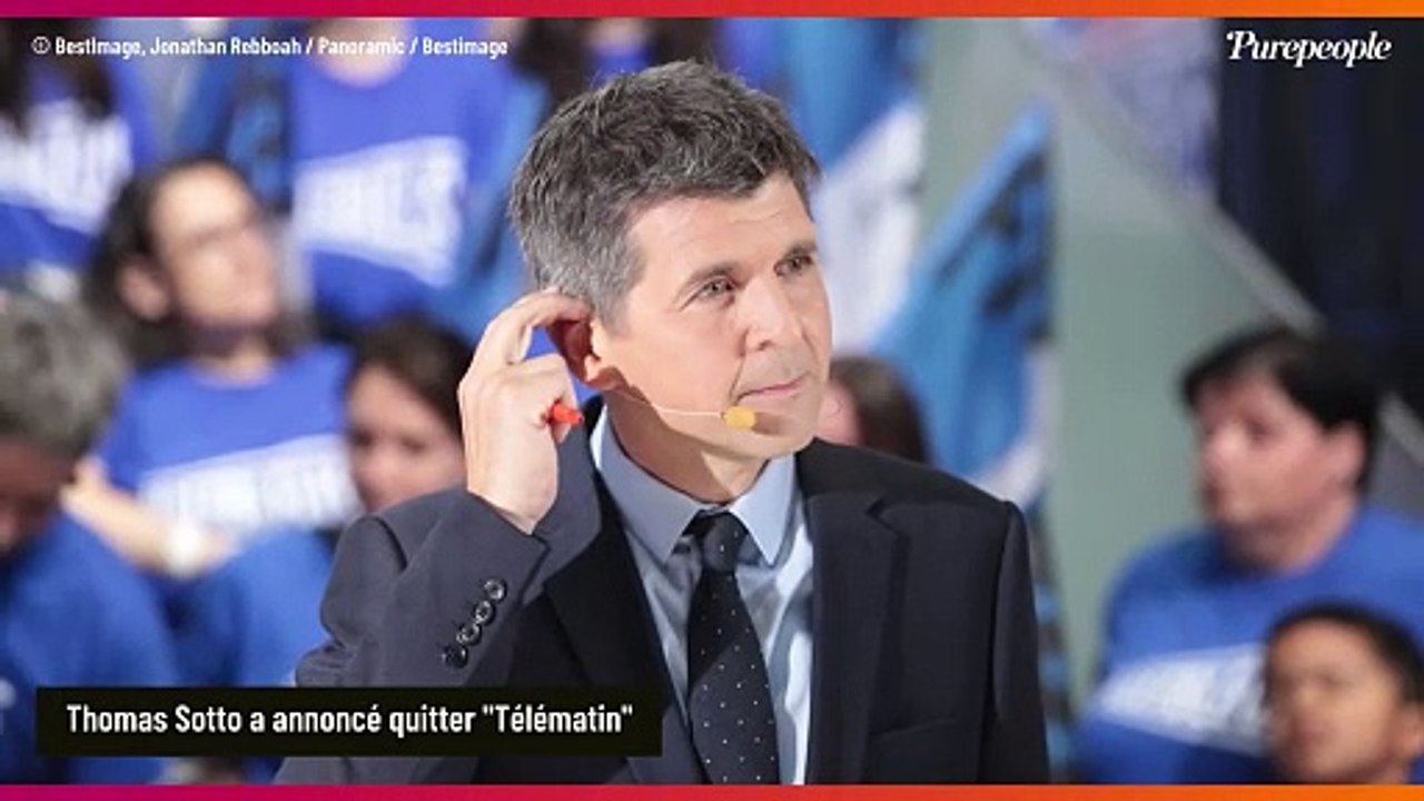 Thomas Sotto quitte Télématin : on sait enfin qui va le remplacer !
