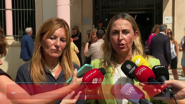 Rull, Prieto y Menor recuerdan en Rubí (Barcelona) a las víctimas del doble crimen machista