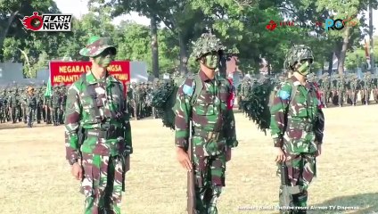 DANLANUD ADI SOEMARMO BUKA LATGANDA PRAJURIT SISWA SEMABA PK TNI AU ANGKATAN KE-53 DI LANUD ADI SOEMARMO
