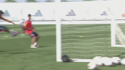 Entrenamiento completo del Real Madrid