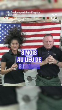 Les deux astronautes bloqués sur l’ISS rentreront (peut-être) dans huit mois